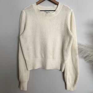 American Eagle Balloon Sleeve Crewneck Sweater